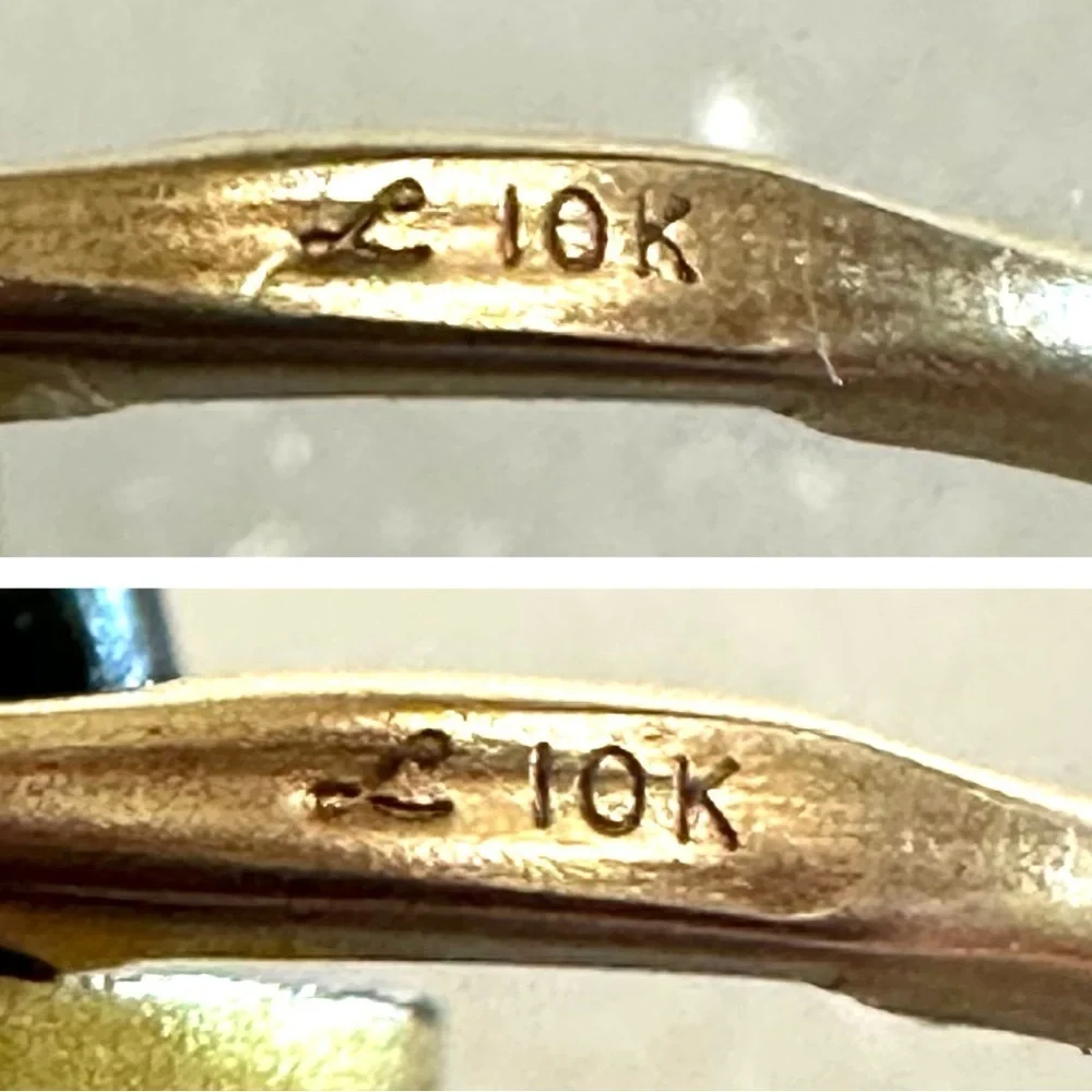 10k Solid Yellow Gold Leverback Round Brilliant CZ Cubic Zirconia Earrings 1.52g